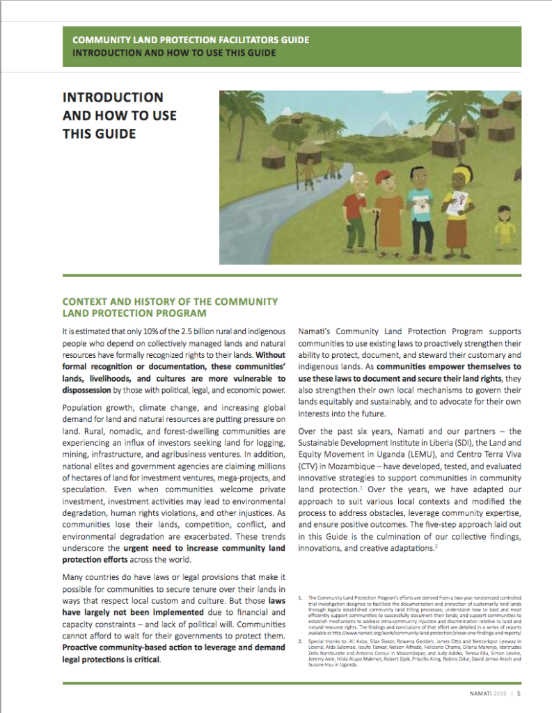 Chapter: Context for Community Land Protection - Grassroots Justice Network