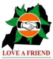 logo of love a friend youth development organisation