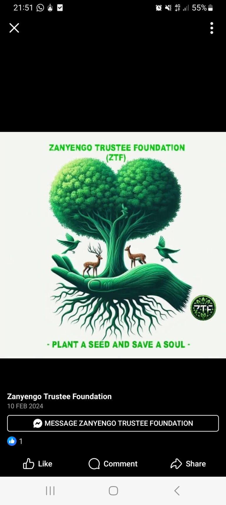 logo of Zanyengo trustee foundation