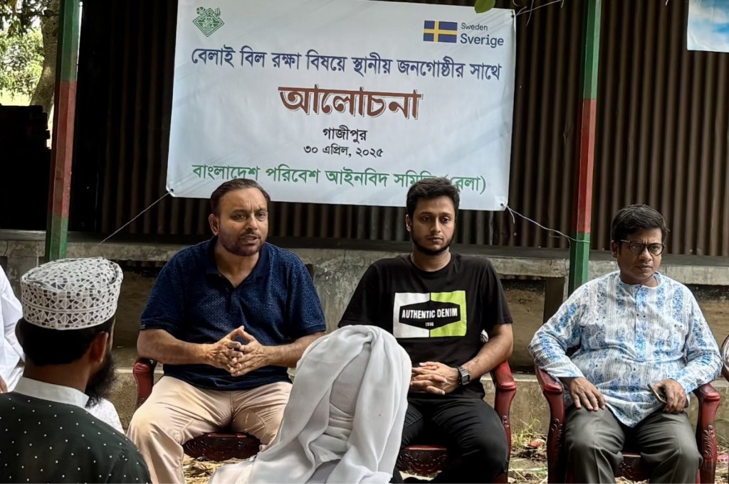 Faisal conducting a community engagement event