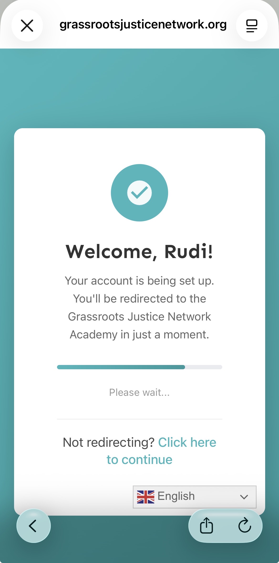 Academy Redirect from the GJN website