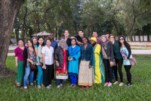 Debrief workshop group photo, from left to right: Abby, Nisreen, Sawsan, Thi Thi, Myo Su, Jovin, Borna, Michael, Mitali, Sharif, Wigayi, Fatima, Zaw, Yasmine, Nazih, Samaa and Nidal.