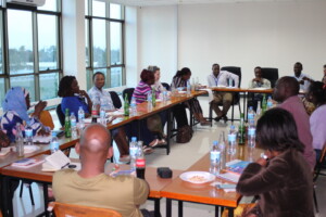 Group meeting with the Legal Aid Secretariat.