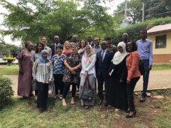 Citizenship Learning exchange participants at Kituo Cha Sheria offices in Nairobi during a site visit