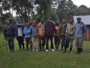 Group photo with Ogiek community in the Mau forest