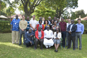 Group photo of all participants at Brackenhurst conference center in Limuru.