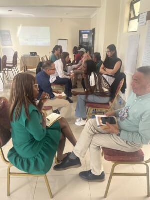 We spent time doing interactive ways of fleshing out our experiences - like speed dating.