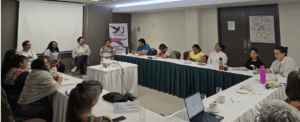 Discussion among ejido leaders, grassroots movement leaders, ProDESC, FIMA and ACIJ